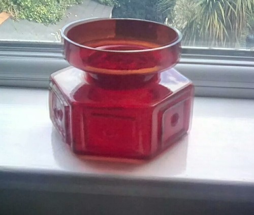 Dartington glass flame red - dartington,