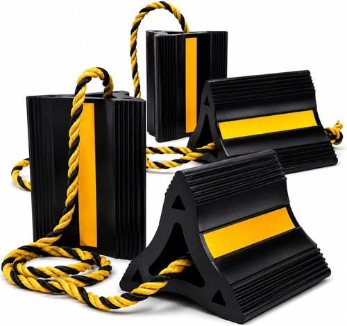 Pack rubber wheel chocks - pack,
