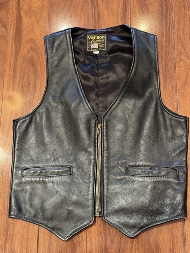 Vanson leather vest - vanson,