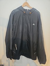 Adidas Men's Vintage Black Tracksuit Top & Bottoms XX-large