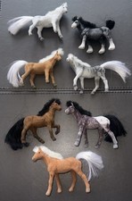 Vintage Flocked Horses / Ponies 