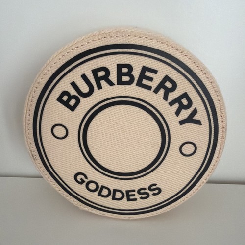 Burberry canvas round cosmetic