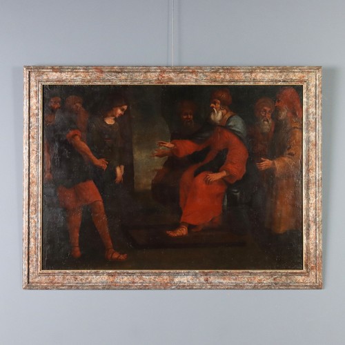 Antique painting religious - painting,