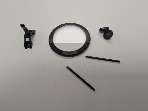 Black pvd dlc watch - watch, parts