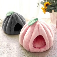Pet Dog Beds Soft Igloo/Cave House Kennel Cat Small Puppy Nest Warm Cushion S-L
