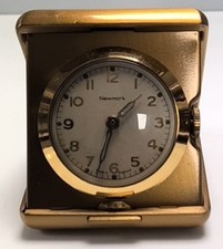 VTG Boxed Newmark Empress Mini bedside clock made in England  4 x4.5cm CG E36