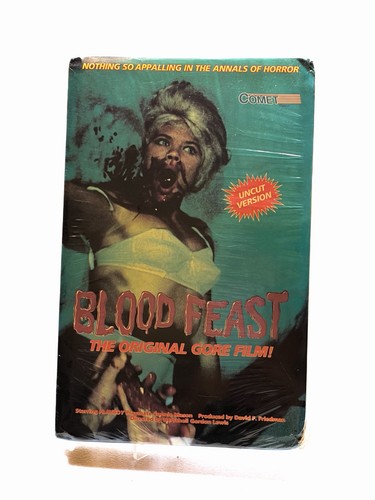 Sealed blood feast vhs - sealed, (1963)