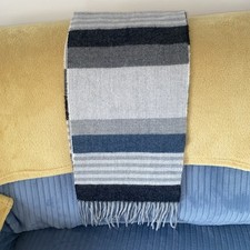 Men’s Grey Stripped Scarf