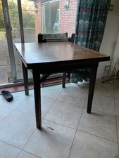 Vintage Utility Oak draw-leaf