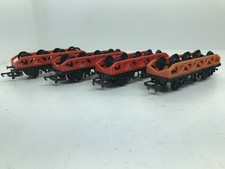 HORNBY OO GAUGE WHEEL CARRYING WAGONS x 4
