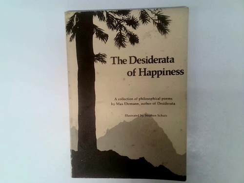 Max ehrmann the - max, desiderata