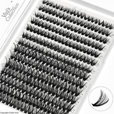 Cluster Lashes Individual Eyelashes Wispy Natural C D Curl DIY Lash Extension
