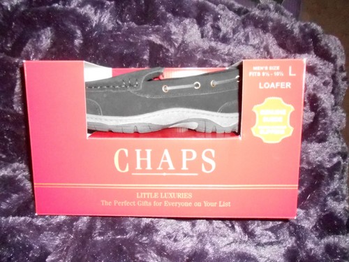 Chaps mens black - chaps, genuine