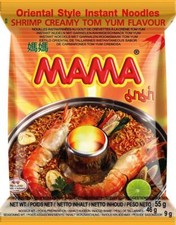 (Pack of 30) Mama Shrimp Creamy Tom Yum Instant Noodles, 30X55g 