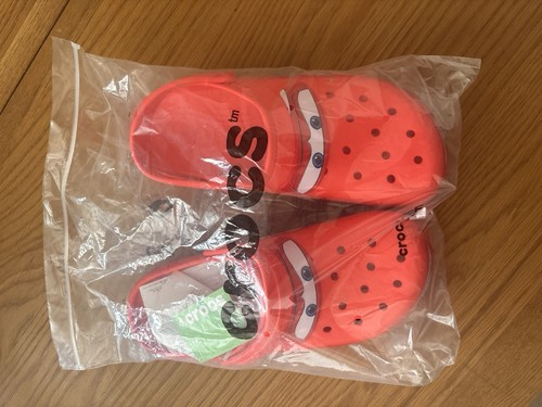 Lightening mcqueen crocs - mcqueen, with