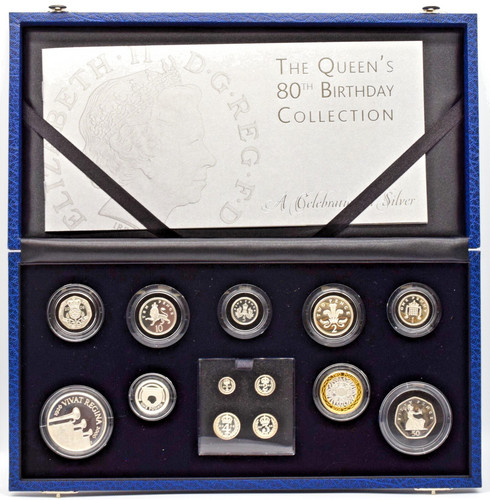 2006 silver proof 80th queens - silver,