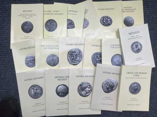 Coin auction catalogues - coin, leu
