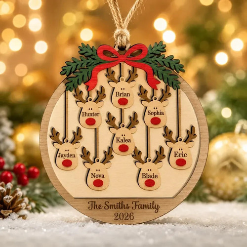 Personalized family christmas - personalized,