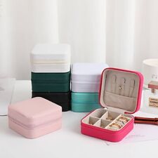 Jewellery Box Organizer Leather Carry Storage Case Women Travel Jewellery Boxes