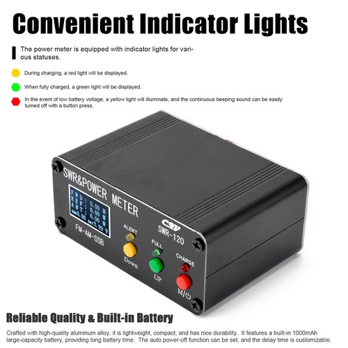 120w swr power - meter, 1.8-54mhz