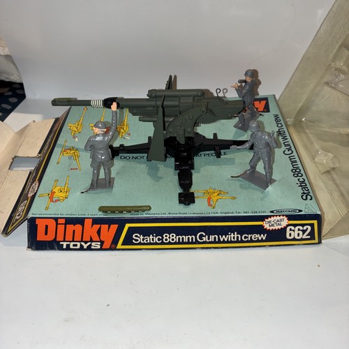 Dinky toys static gun - static,