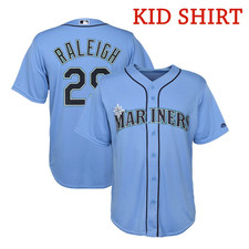 Cal Raleigh Seattle #29 Baseball Jersey KID Shirt All Size S-5XL BB700