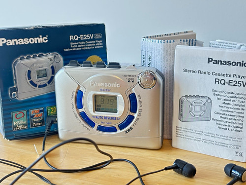 Panasonic e25v stereo fm - rq-e25v,