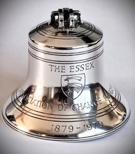 Silver 'The Essex Association of Change Ringers' Centenary Table Hand Bell 1979