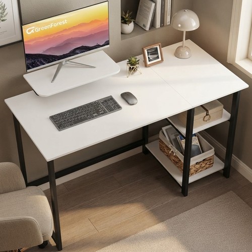 Modern 100cm white - 100cm, desk