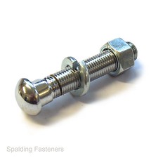 UNF 3/8" x 2" Chrome Bumper