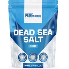 PSN 100% Organic Dead Sea Salt Coarse 100g-25Kg Bulk Bag Food Grade Natural Salt