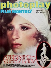 PHOTOPLAY APR 1975 STREISAND, LAND THAT TIME FORGOT, JULIE ANDREWS, POLICE WOMAN