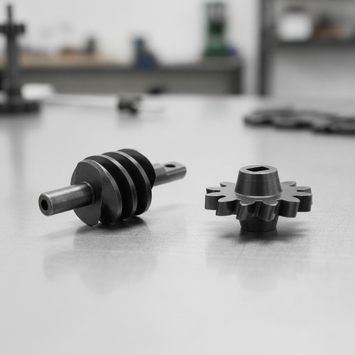 Differential helical gears set - differential,
