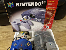 MEGA BUNDLE!! Nintendo 64 Console - Grey, 2 controllers, transfer pak & 9 Games!
