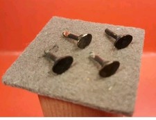 Triang Hornby Metal Oval Buffer x 4. Good condition. Multiple uses