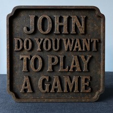 Custom Saw Horror Plaque –