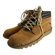Kickers Dessert Boots Uk 7.5 Eu 41 Tan Brown Leather Suede C Pics 4 Condition