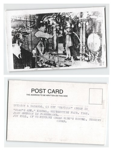 Postcard gavioli organ - -,