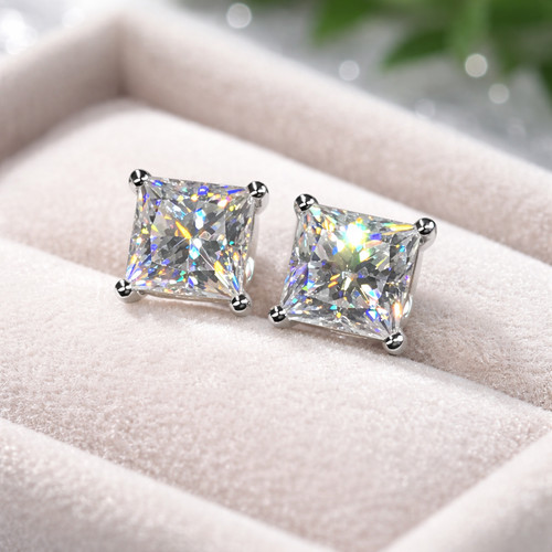 Clear crystal 8mm - 8mm, cubic