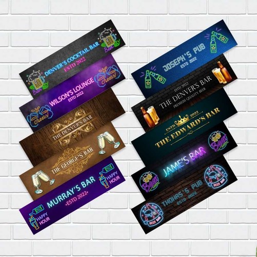 Personalised any text beer mat - personalised,