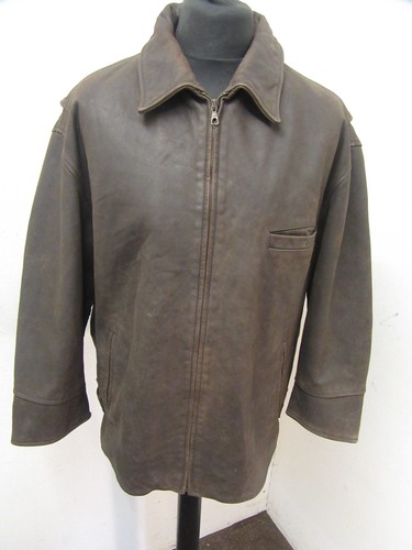 Vintage leather motorcycle - vintage,
