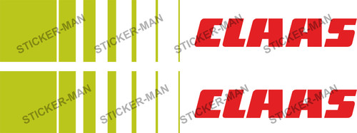 Claas stickers car van - x,