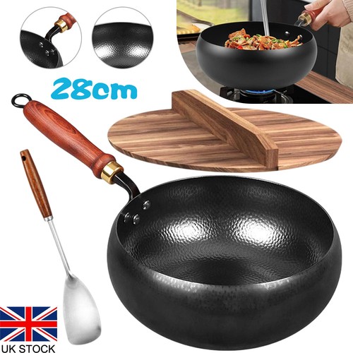 28cm cast iron woks - cast,