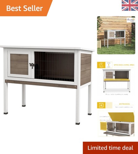 Wooden guinea pig hutch - wooden,