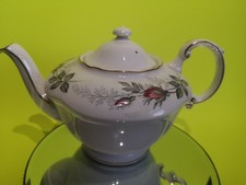 Paragon Fine Bone China Tea Pot 3/4pint. "Bridal Rose" Pattern.