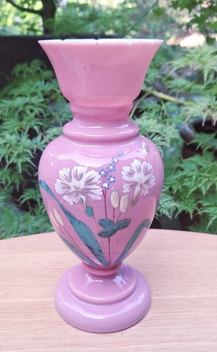 Victorian pink opaline - opaline, glass