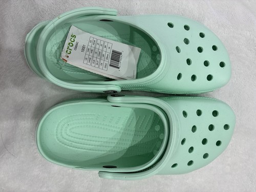 Mint green crocs size4 - crocs,