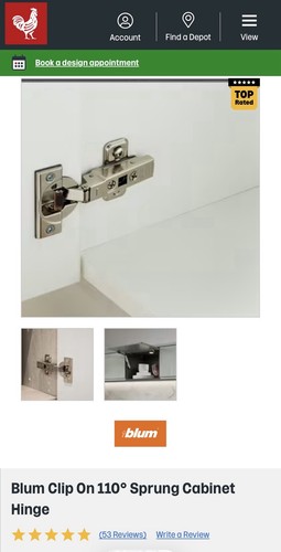 Howdens blum rkc0480 kitchen - howdens,