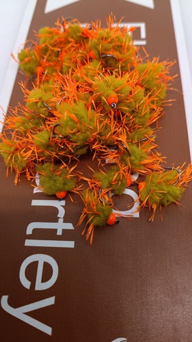 Olive and orange - olive,