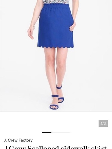 Crew royal blue scalloped - crew,